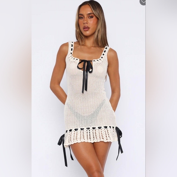 White Fox Everything I Do Mini Dress size XS - Picture 1 of 10